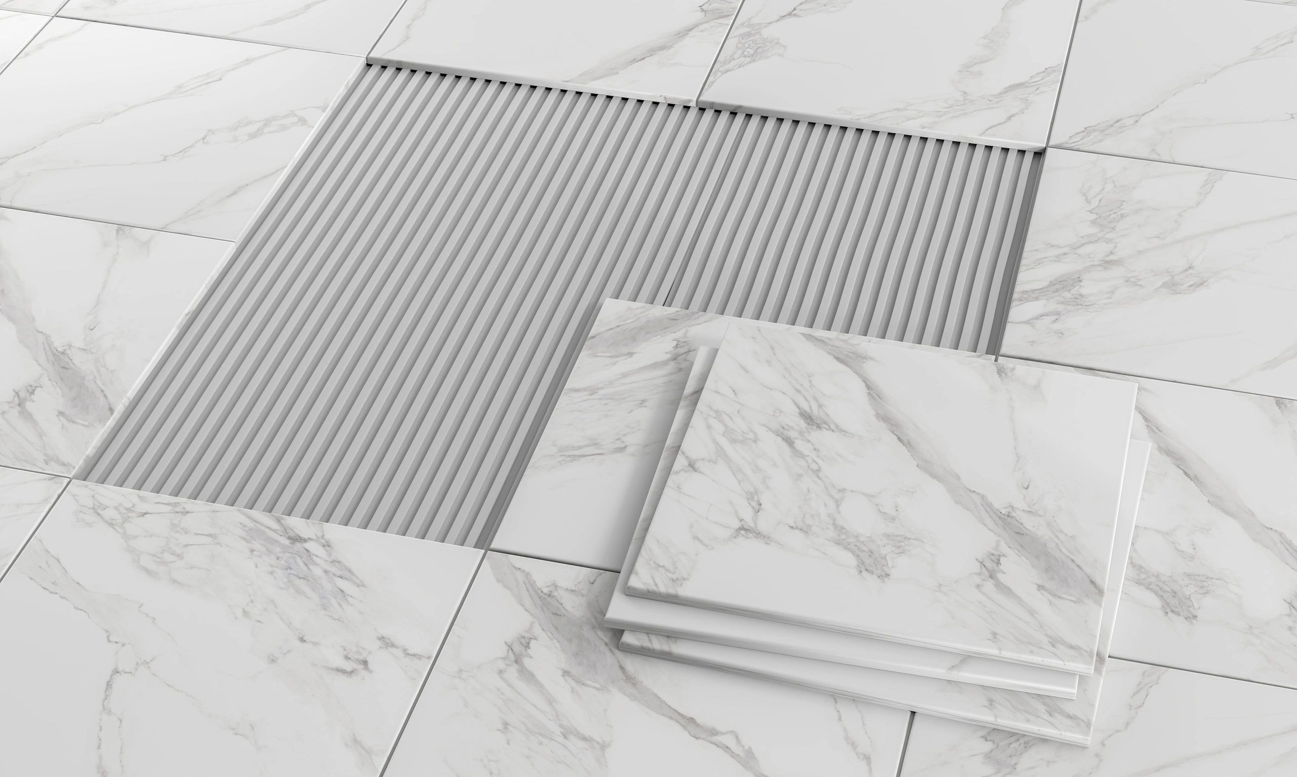 Tile installation