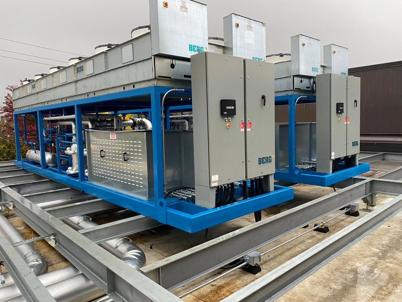 BERG industrial cooling system rooftop